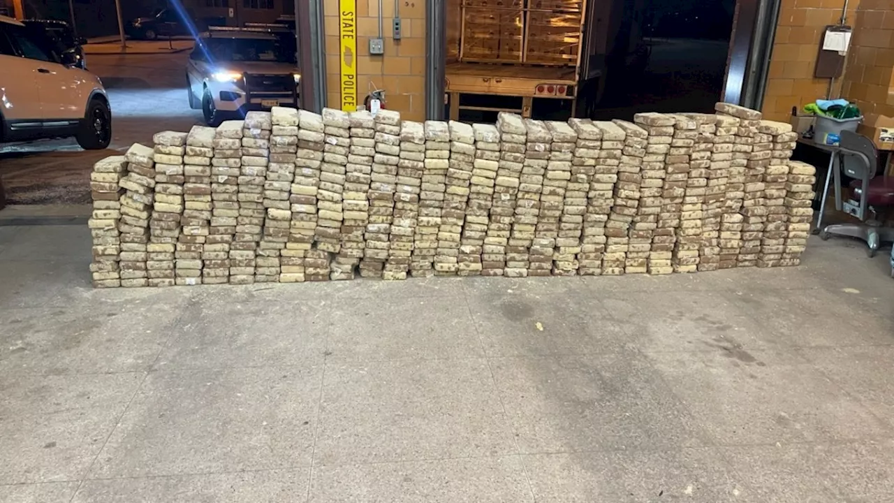 Kuorma-auton kuljettaja palaa pysäköintialueelle ja löytää perävaunun, joka on lastattu 16 miljoonan dollarin arvosta kokaiinia.