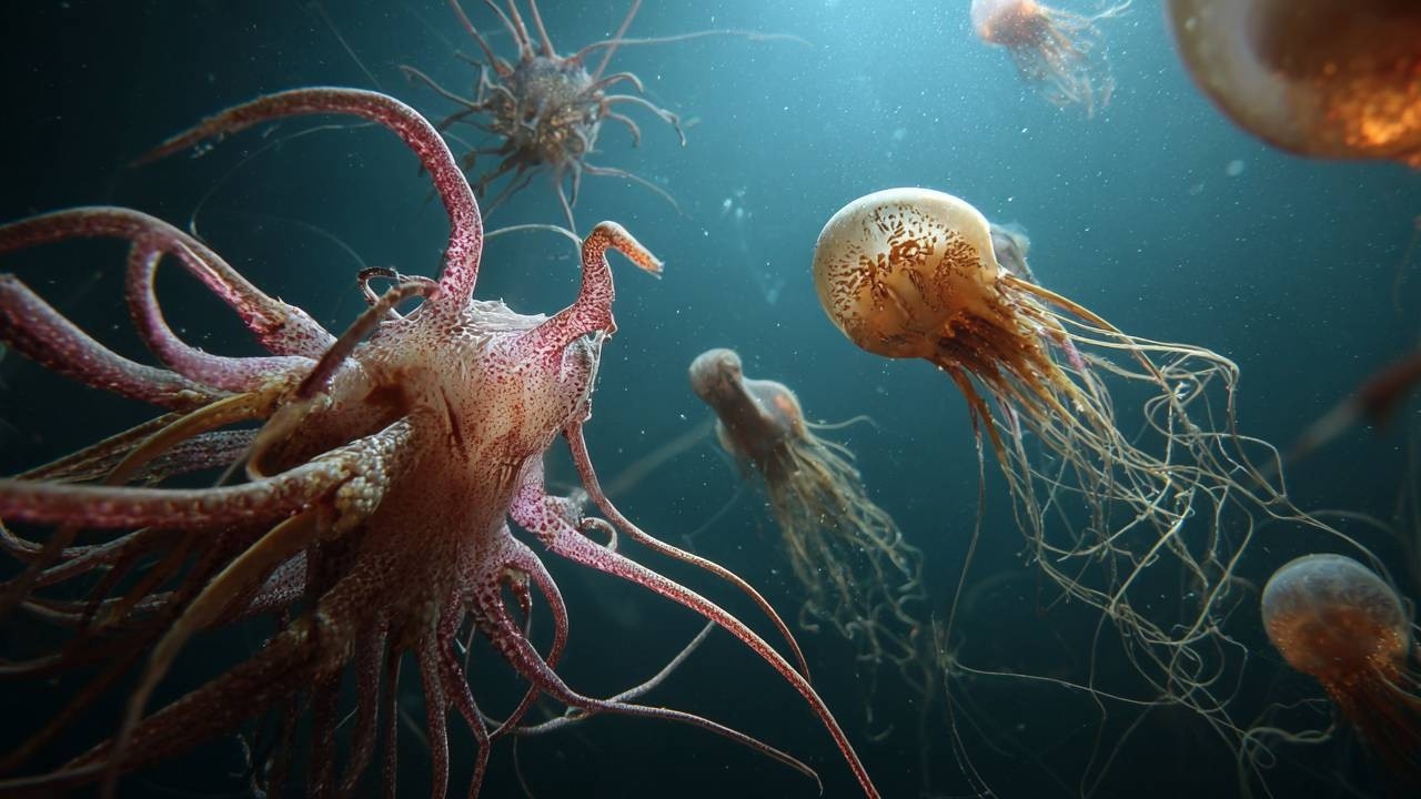 Conicet-satelliitin ottama uusi valokuva, joka kuvaa syvänmeren asukkaita, on herättänyt suurta kiinnostusta.