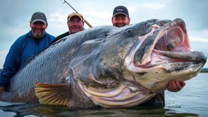 Se kuulostaa legendalta, mutta se on totta: kaksi kalastajaa sai kiinni 3 metrin pituisen kalan, mikä on jo maailmanennätys.